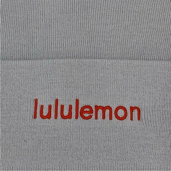 Lululemon Warm Revelation Beanie Hat Serene Blue/Sunburst Orange One Size Unisex main image 11